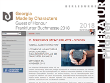 Tablet Screenshot of literaturpflaster.com